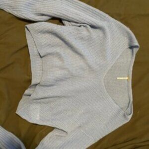 Free People Baby Blue Cashmere Sweater